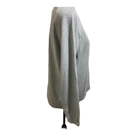 Rae Dunn womens Love Logo pullover sweatshirt fleece inside. Grey. Size medium - Picture 4 of 10